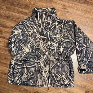 Vintage Mossy Oak Shadow Grass Duck Hunting Jacket